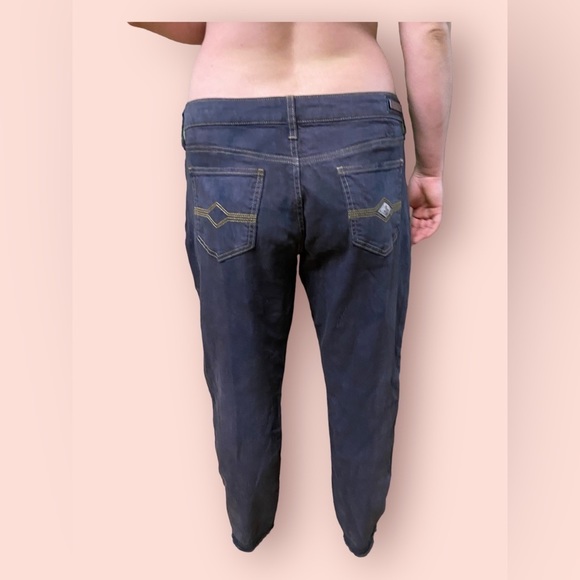 Y2K Red Jeans 36/28 Purple Straight Leg Jeans - Picture 8 of 9